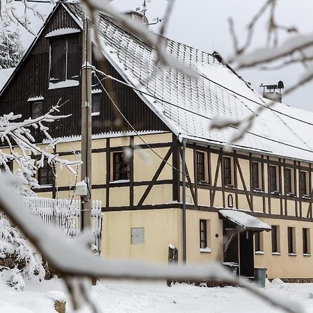 Chalupa Hrazdenka V Krusnych Horach Horní Blatná Exterior foto